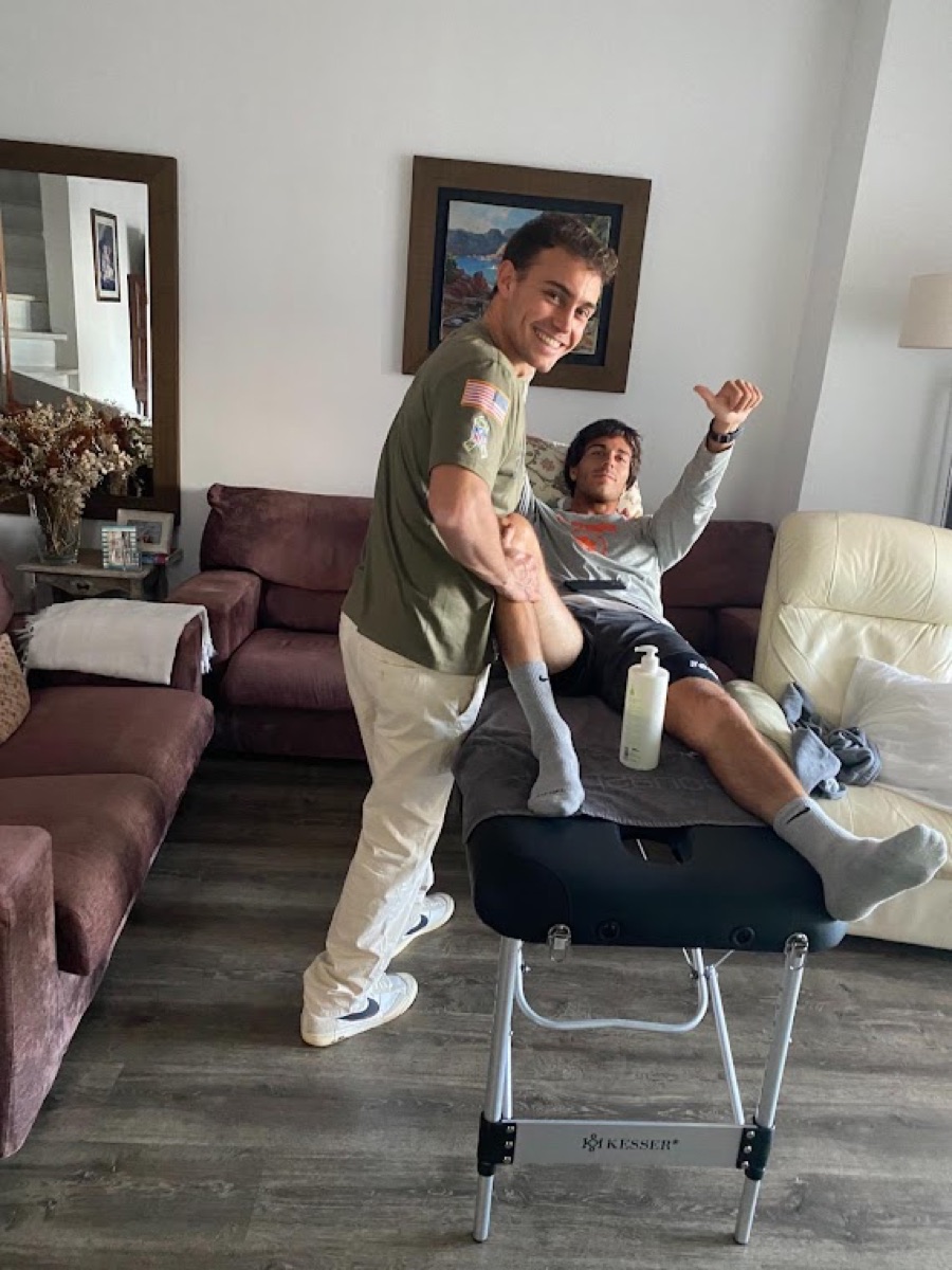 Fisioterapia a un pro ATP